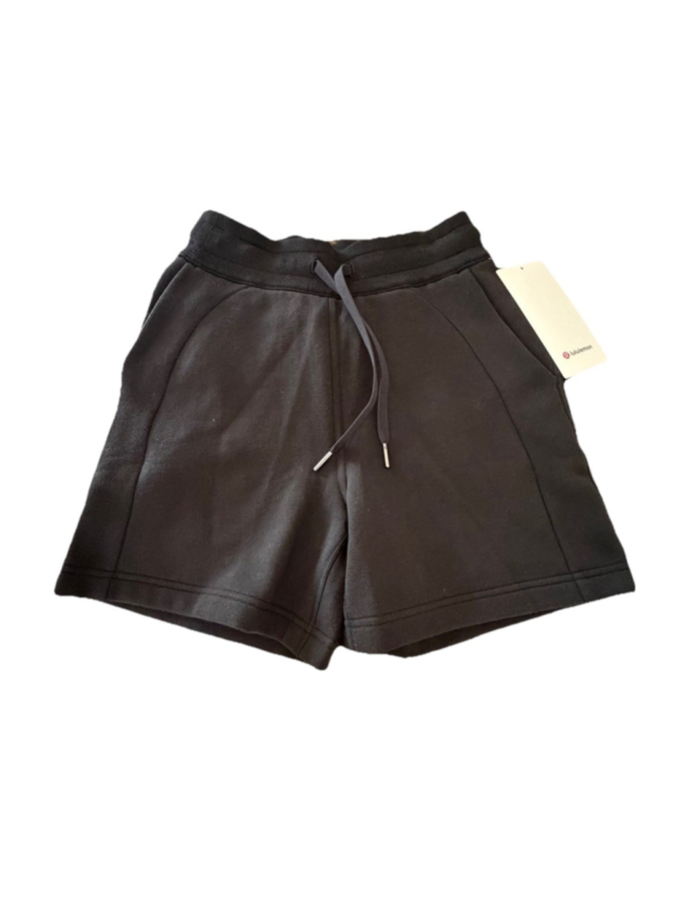 LULULEMON SCUBA HIGH RISE SHORT 5” BLACK COLOR SIZE 4 NWT